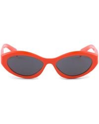 Prada - Symbole Oval-Frame Sunglasses - Lyst