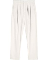 Lemaire - Pleated Tailored Pants - Lyst