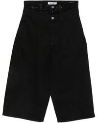The Attico - Wide-Leg Cropped Jeans - Lyst