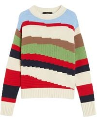 Weekend by Maxmara - Inlay Pullover aus Baumwolle - Lyst