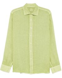 120% Lino - Overhemd Met Lange Mouwen - Lyst
