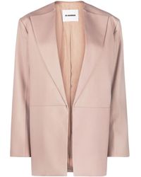 Jil Sander - オープンフロント テーラードジャケット - Lyst