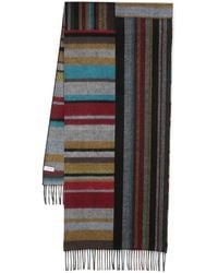 Paul Smith - Striped Fringed Scarf - Lyst