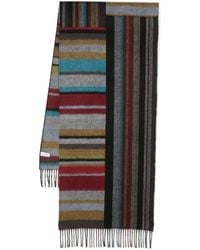 Paul Smith - Striped Fringed Scarf - Lyst