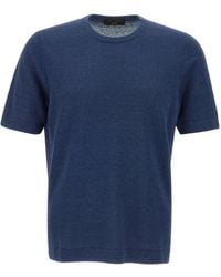Gran Sasso - Fine-Knit T-Shirt - Lyst