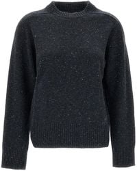 Loulou de Saison - Flecked Ribbed-Trim Sweater - Lyst