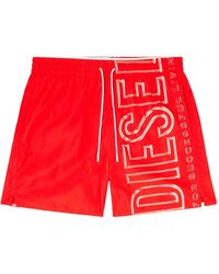 DIESEL - Soccer-41-D-Core Logo Swim Shorts - Lyst