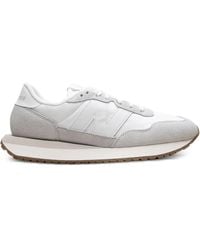 New Balance - 237 Suede Panelled Sneakers - Lyst
