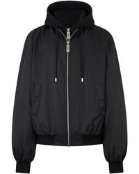 Gcds - Bomber Jacket With Hood - Lyst