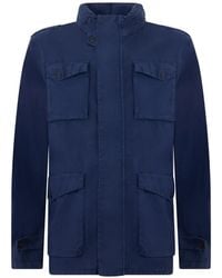 Herno - Linen Multi-Pocket Jacket - Lyst