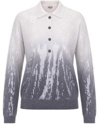 Liu Jo - Polo À Sequins Brodés Et Effet Dégradé - Lyst