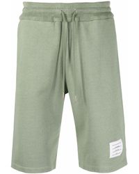Thom Browne - Pantalones cortos de chándal con parche del logo - Lyst