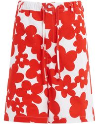 Marni - Short À Fleurs Imprimées - Lyst