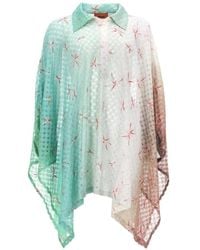 Missoni - Star-Print Metallic-Effect Mini Dress - Lyst