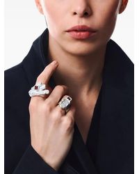 POISONED HEARTS - Hand-Motif Wide-Band Ring - Lyst