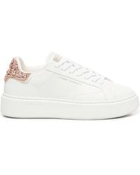 Crime London - Plateau-Sneakers mit Kristallen - Lyst