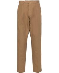 Dell'Oglio - Mid-Rise Twill Chinos - Lyst