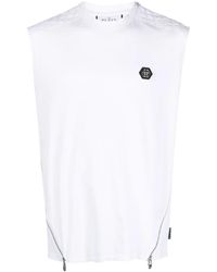 Philipp Plein - Camiseta de tirantes Hexagon acolchada - Lyst