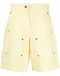 Palm Angels - Embroidered Palm Tree Shorts - Lyst
