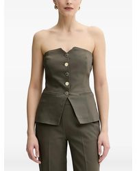 Morgan - Top Palabra De Honor Con Botones - Lyst