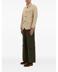 Moorer - Chaqueta Port-Sac militar con botones - Lyst
