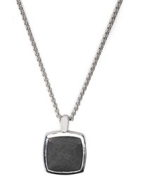 Tom Wood - Onyx Pendant Sterling Silver Necklace - Lyst