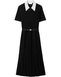 Tory Burch - T Monogram Pleated Dress - Lyst