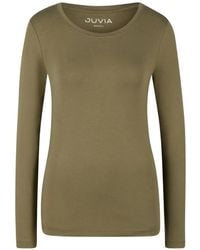 Juvia - Ivette Long-Sleeve T-Shirt - Lyst