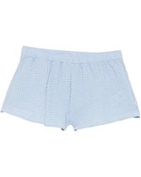 Hunza G - Elasticated-Waistband Shorts - Lyst