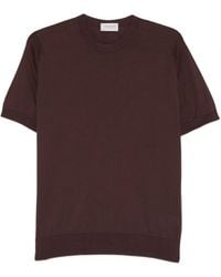 John Smedley - Short-Sleeve T-Shirt - Lyst