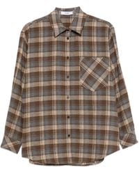ELEH - Checked Chest-Pocket Shirt - Lyst