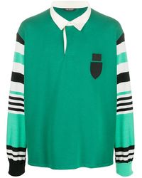 Neil Barrett - Striped Sleeve Polo Shirt - Lyst