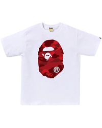 A Bathing Ape - Color Camo Big Ape Head T-Shirt - Lyst