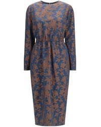 Sara Roka - Laila Floral-Jacquard Dress - Lyst