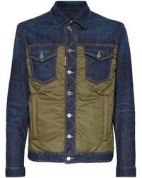 DSquared² - バイカラー デニムジャケット - Lyst