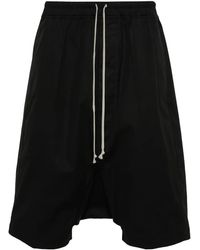 Rick Owens - Baggy-Shorts Aus Popeline - Lyst