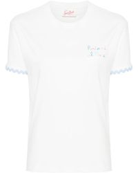 Mc2 Saint Barth - Emilie Cotton T-shirt - Lyst
