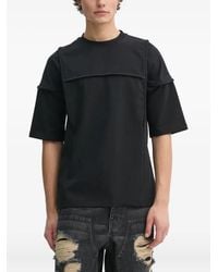 HELIOT EMIL - Panelled-Design Short-Sleeve T-Shirt - Lyst