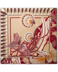 Ferragamo - Giada Print Silk Scarf - Lyst