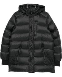 SERGIO MORETTI FIRENZE - Logo-Patch Padded Jacket - Lyst