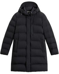 Woolrich - Matt Stretch Hooded Puffer Coat - Lyst