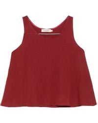 MOUTAKI - Scoop-Neck Sleeveless Blouse - Lyst