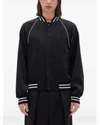 Ann Demeulemeester - Esko Embroidery-Detail Bomber Jacket - Lyst