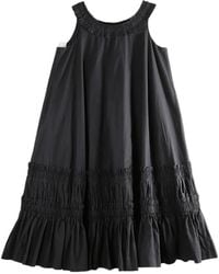 Casey Casey - Ruffled Midi Dress - Lyst
