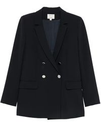 MAISON 123 - Florine Double-Breasted Notched-Lapels Blazer - Lyst