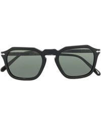 Persol - Sonnenbrille Mit Eckigem Gestell - Lyst