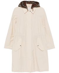 Burberry - Nylon Parka Coat - Lyst
