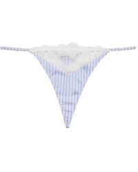 Fleur du Mal - East Hampton V-String Briefs - Lyst