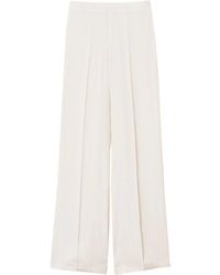 Twinset - Satin Palazzo Trousers - Lyst