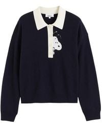 Chinti & Parker - X Peanuts Snoopy Peekabow Polo Shirt - Lyst